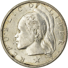 Coin, Liberia, 10 Cents, 1960, AU(50-53), Silver, KM:15