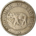 Coin, Liberia, 5 Cents, 1960, Heaton, VF(30-35), Copper-nickel, KM:14