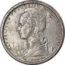 Moneda, África ecuatorial francesa, Franc, 1948, Paris, BC+, Aluminio, KM:6