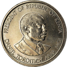 Coin, Kenya, 50 Cents, 1989, British Royal Mint, MS(63), Copper-nickel, KM:19