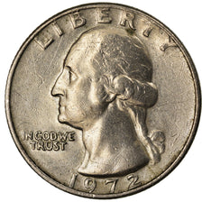 Coin, United States, Washington Quarter, Quarter, 1972, U.S. Mint, Philadelphia