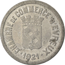 Moneta, Francja, 25 Centimes, 1921, EF(40-45), Aluminium, Elie:10.3