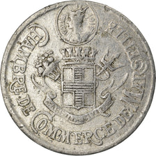 Moneda, Francia, 10 Centimes, 1916, BC+, Aluminio, Elie:10.2B