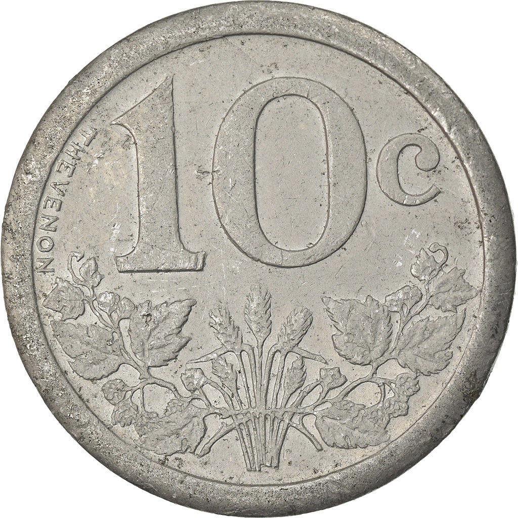 Monnaie, France, 10 Centimes, 1921, TTB, Aluminium, Elie:20.2