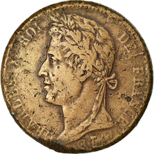 Coin, FRENCH COLONIES, Charles X, 10 Centimes, 1827, La Rochelle, VF(20-25)