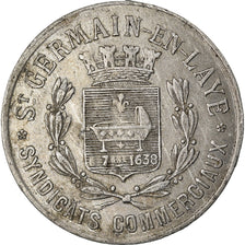Moneta, Francia, 25 Centimes, 1918, MB, Alluminio, Elie:15.3