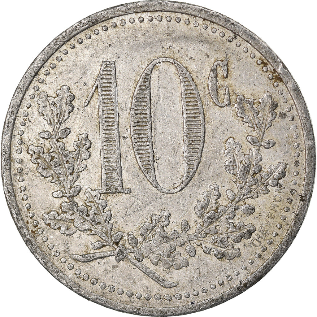 Moeda, França, 10 Centimes, 1921, EF(40-45), Alumínio, Elie:10.2