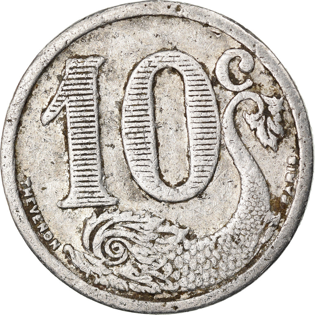 Coin, France, 10 Centimes, 1922, VF(30-35), Aluminium, Elie:10.5