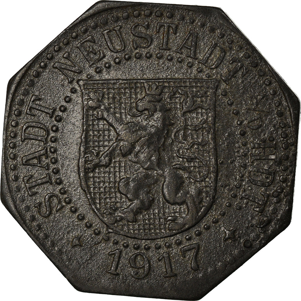 Coin, Germany, Kleingeldersatzmarke, Neustadt an der Haardt, 10 Pfennig, 1917