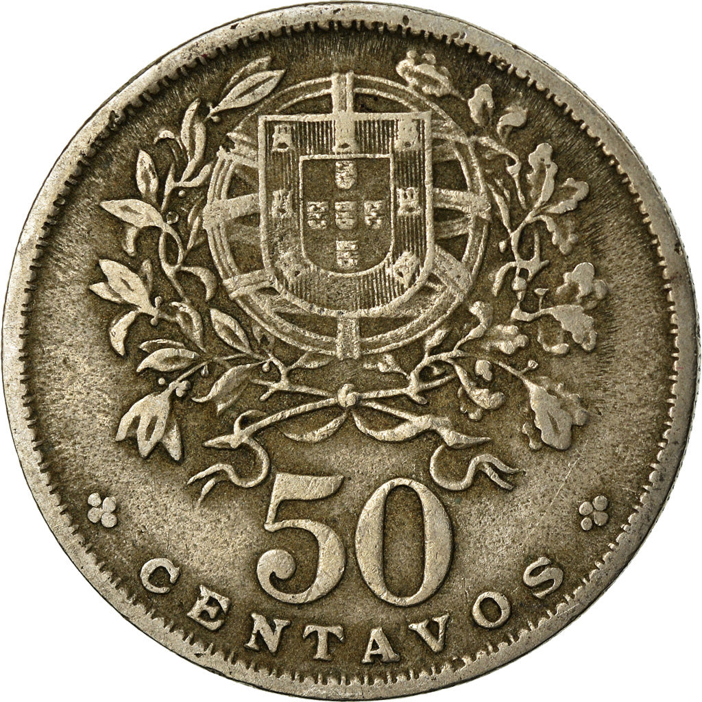 Münze, Portugal, 50 Centavos, 1959, S+, Copper-nickel, KM:577