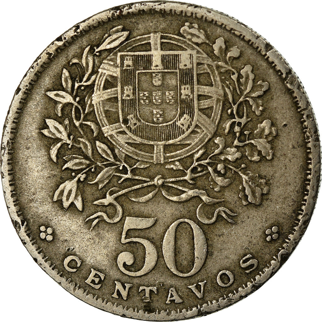 Münze, Portugal, 50 Centavos, 1959, S, Copper-nickel, KM:577