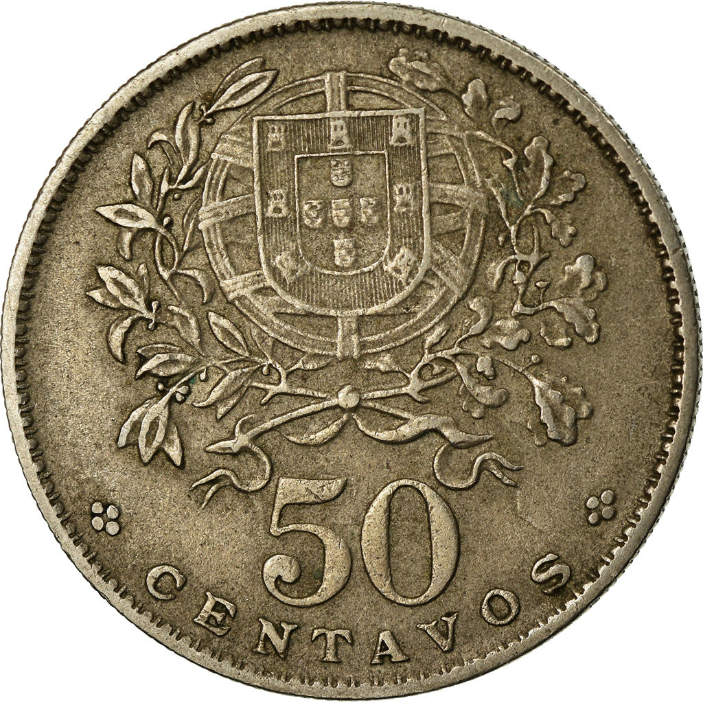 Münze, Portugal, 50 Centavos, 1965, SS, Copper-nickel, KM:577
