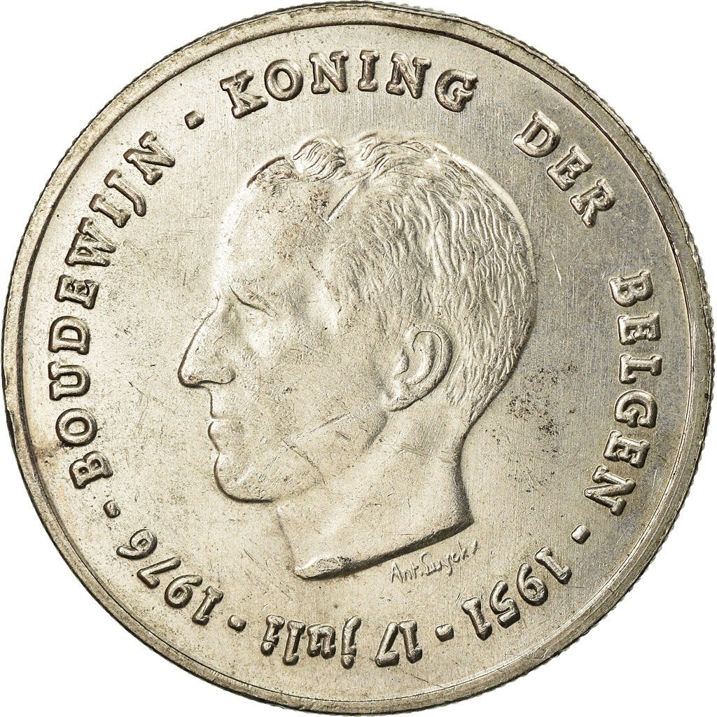 Münze, Belgien, 250 Francs, 250 Frank, 1976, Brussels, SS, Silber, KM:158.1