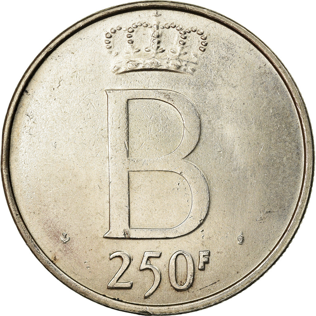 Münze, Belgien, 250 Francs, 250 Frank, 1976, Brussels, SS, Silber, KM:158.1