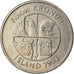 Coin, Iceland, 5 Kronur, 1992, EF(40-45), Copper-nickel, KM:28