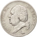France, Louis XVIII, 5 Francs,1821,Lille,VF(30-35),Silver, KM 711.1,Gadoury 614