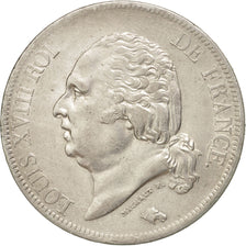 Monnaie, France, Louis XVIII, Louis XVIII, 5 Francs, 1821, Lille, TTB+, Argent