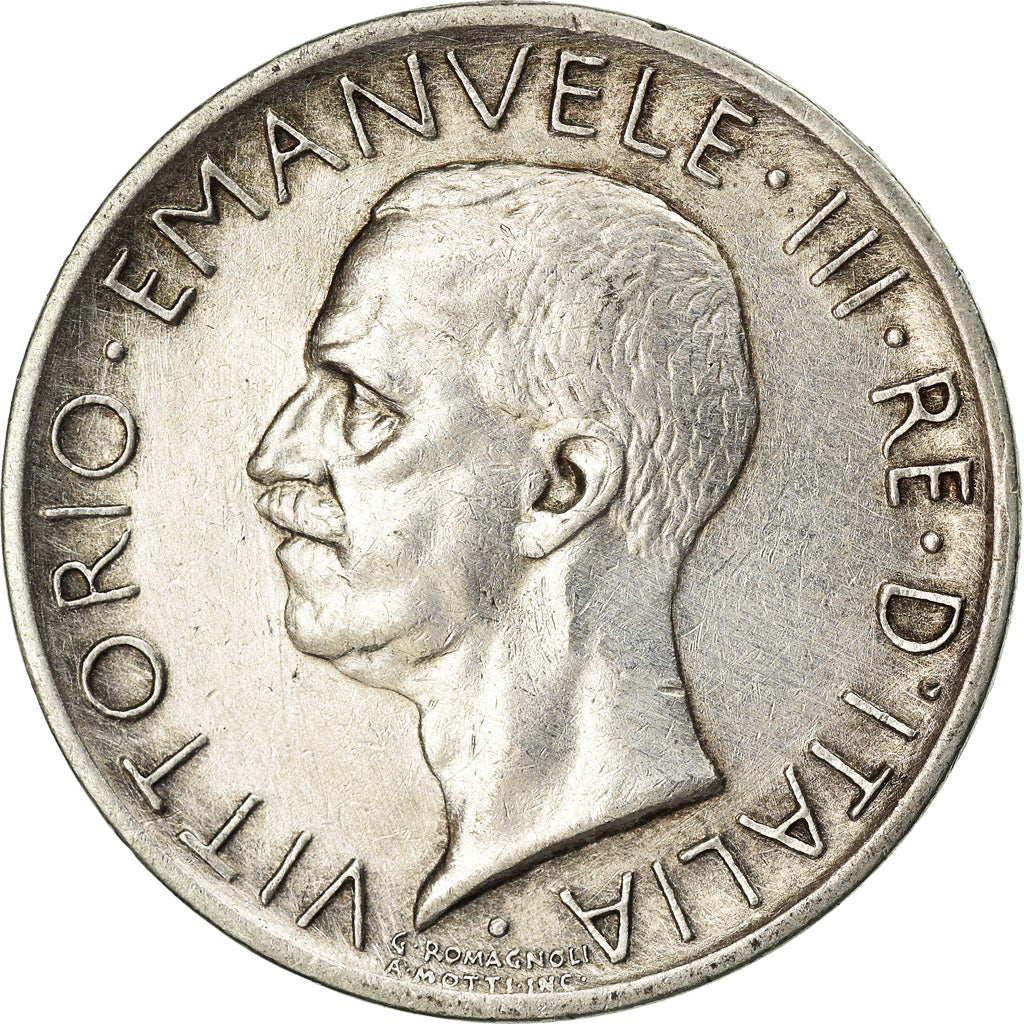 Monnaie, Italie, Vittorio Emanuele III, 5 Lire, 1929, Rome, TTB, Argent, KM:67.1