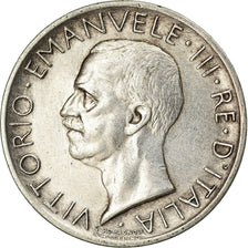Monnaie, Italie, Vittorio Emanuele III, 5 Lire, 1929, Rome, TTB, Argent, KM:67.1