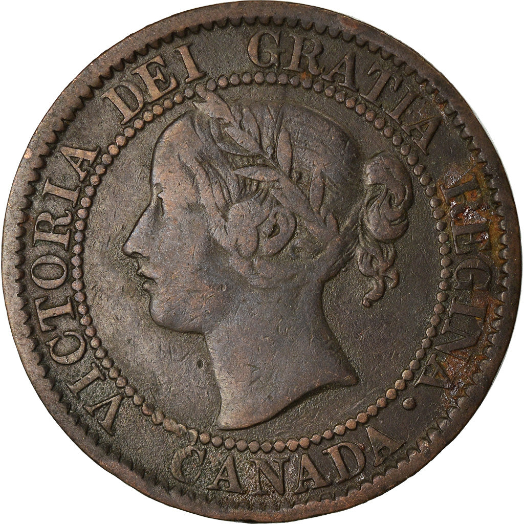 Coin, Canada, Victoria, Cent, 1858, Royal Canadian Mint, Ottawa, VF(20-25)