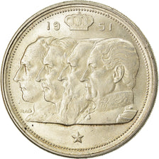 Monnaie, Belgique, 100 Francs, 100 Frank, 1951, SUP, Argent, KM:139.1