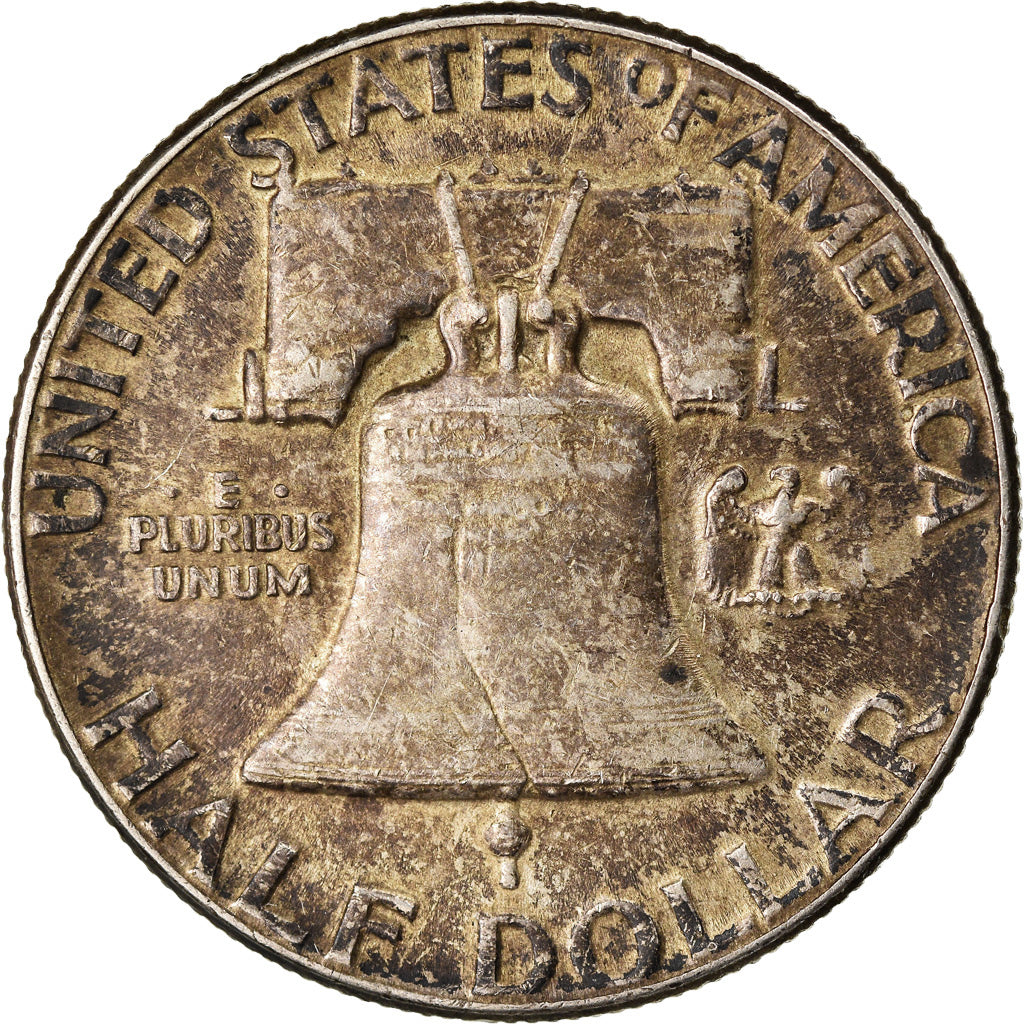 Coin, United States, Franklin Half Dollar, Half Dollar, 1952, U.S. Mint
