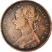 Coin, Great Britain, Victoria, Penny, 1886, EF(40-45), Bronze, KM:755