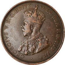 Coin, Australia, George V, Penny, 1911, EF(40-45), Bronze, KM:23