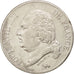Moneta, Francia, Louis XVIII, Louis XVIII, 5 Francs, 1823, Paris, BB, Argento