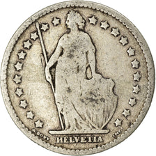 Coin, Switzerland, Franc, 1886, Bern, F(12-15), Silver, KM:24
