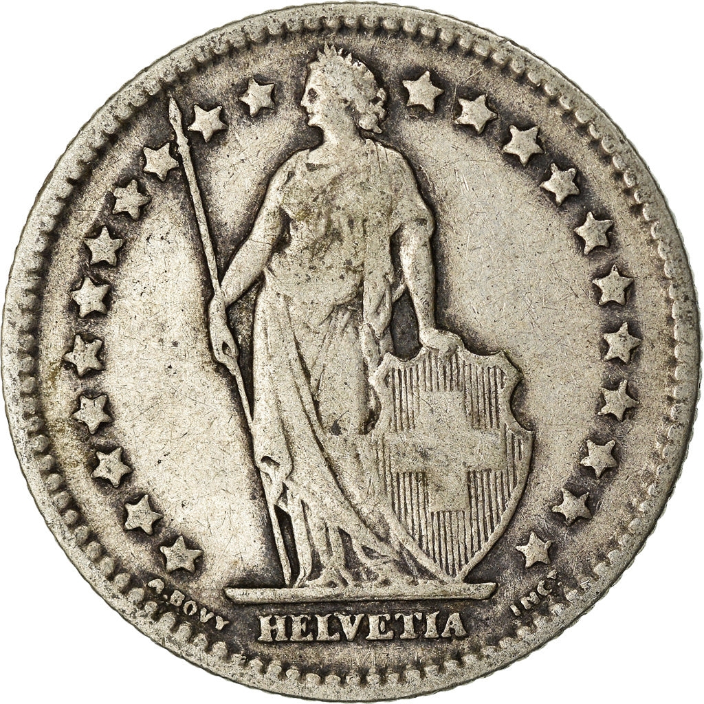 Coin, Switzerland, Franc, 1905, Bern, EF(40-45), Silver, KM:24