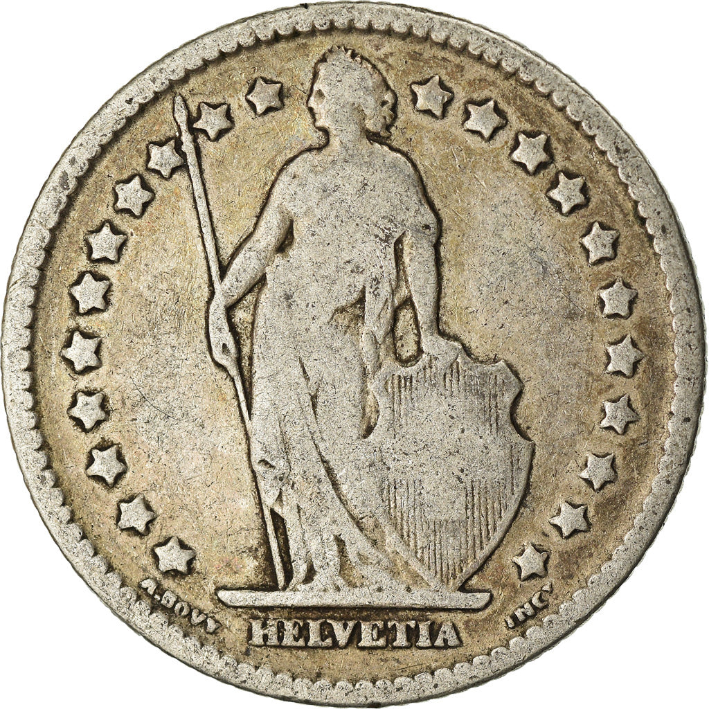 Coin, Switzerland, Franc, 1905, Bern, VF(20-25), Silver, KM:24