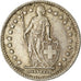 Coin, Switzerland, Franc, 1907, Bern, EF(40-45), Silver, KM:24
