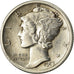 Monnaie, États-Unis, Mercury Dime, Dime, 1917, U.S. Mint, Philadelphie, SUP