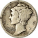Coin, United States, Mercury Dime, Dime, 1917, U.S. Mint, Philadelphia