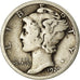 Coin, United States, Mercury Dime, Dime, 1920, U.S. Mint, Philadelphia