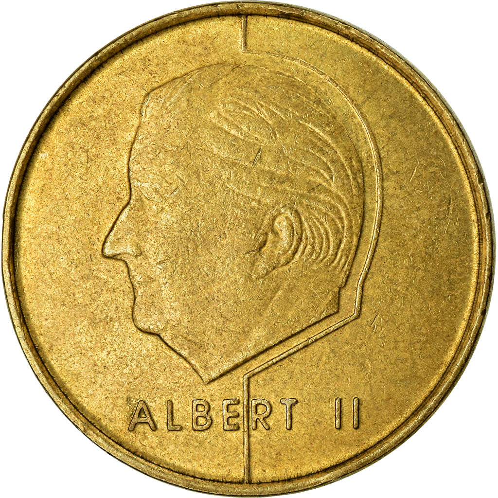 Coin, Belgium, Albert II, 5 Francs, 5 Frank, 1998, Brussels, AU(55-58)