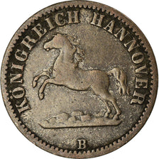 Münze, Deutsch Staaten, HANNOVER, Georg V, 1/2 Groschen, 1858, SS, Silber