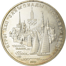 Coin, Russia, 5 Roubles, 1977, Saint-Petersburg, MS(63), Silver, KM:148
