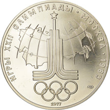 Coin, Russia, 10 Roubles, 1977, Saint-Petersburg, FDC, MS(65-70), Silver, KM:150