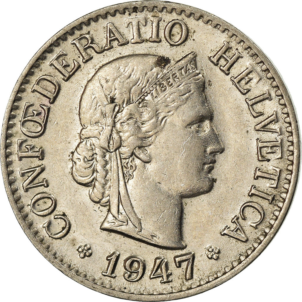 Monnaie, Suisse, 10 Rappen, 1947, Bern, TTB, Copper-nickel, KM:27