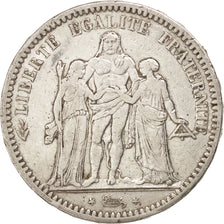 France, Hercule, 5 Francs, 1872, Paris, EF(40-45), Silver, KM:820.1,Gadoury 745a