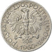 Moneta, Polska, 5 Zlotych, 1960, Warsaw, AU(50-53), Aluminium, KM:47