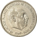 Coin, Spain, Caudillo and regent, 5 Pesetas, 1949, EF(40-45), Nickel, KM:778