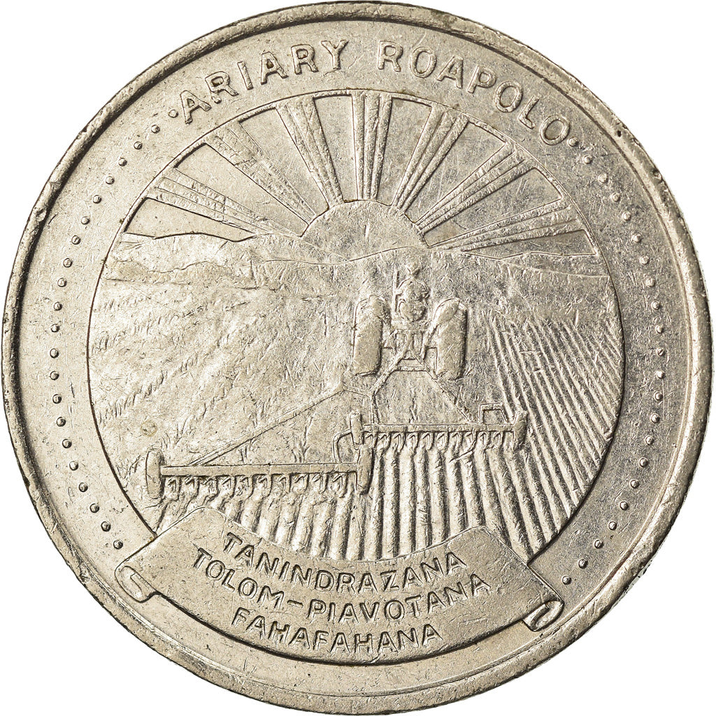 Münze, Madagascar, 20 Ariary, 1978, British Royal Mint, SS, Nickel, KM:14