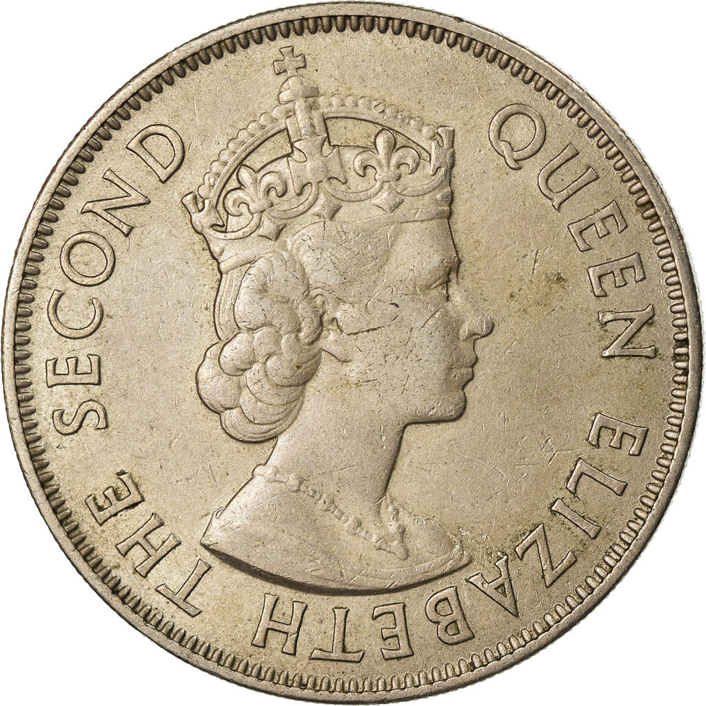 Coin, Cyprus, 100 Mils, 1955, EF(40-45), Copper-nickel, KM:37