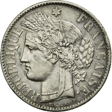 Coin, France, Cérès, 2 Francs, 1887, Paris, AU(50-53), Silver, KM:817.1