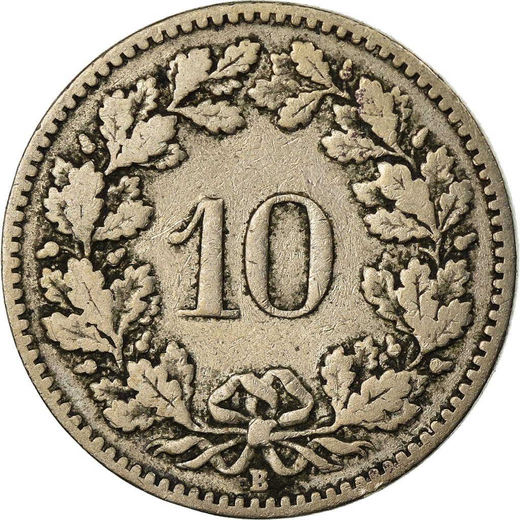 Coin, Switzerland, 10 Rappen, 1903, Bern, VF(20-25), Copper-nickel, KM:27