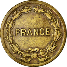Monnaie, France, France Libre, 2 Francs, 1944, Philadelphie, TTB, Laiton