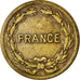 Monnaie, France, France Libre, 2 Francs, 1944, Philadelphie, TTB, Laiton